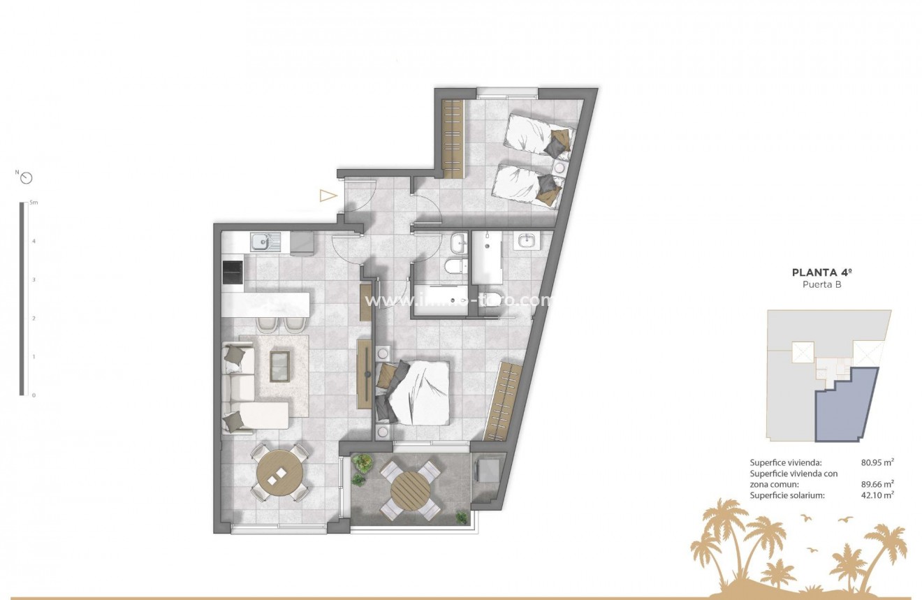 New Build - Penthouse - Guardamar - Pueblo