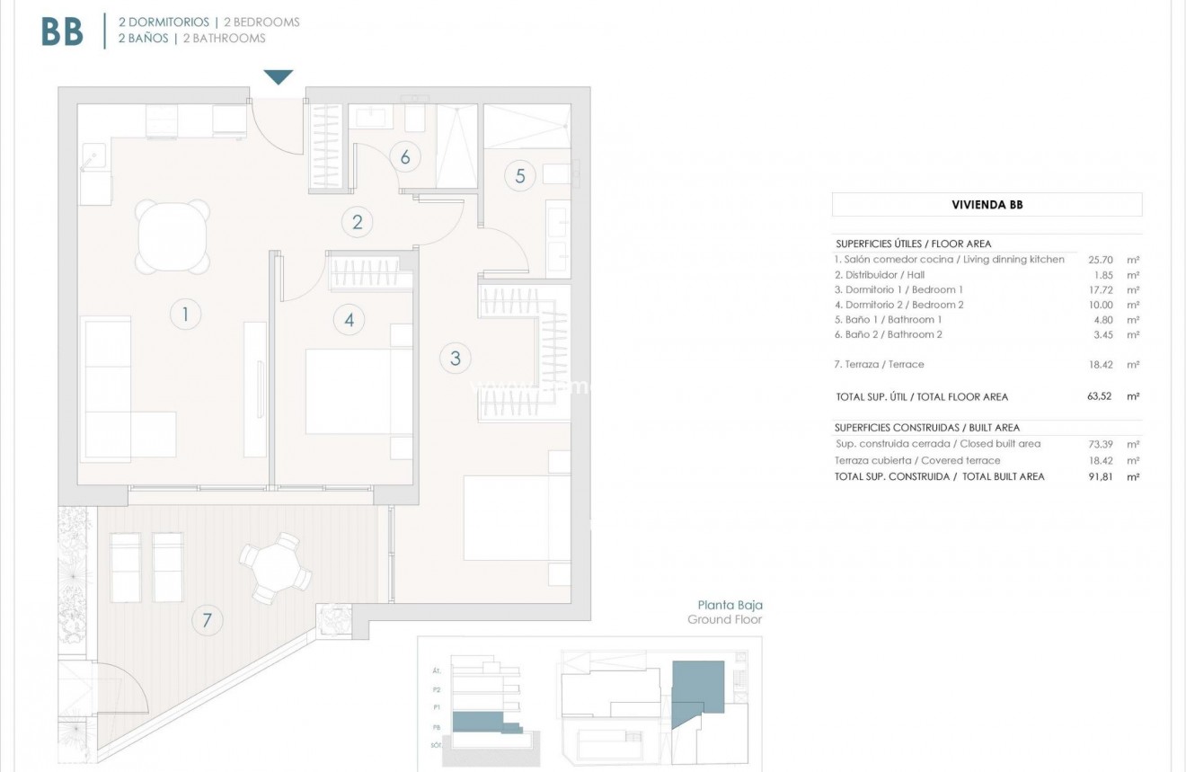 Nieuwbouw - Appartement  - Benijófar - Pueblo