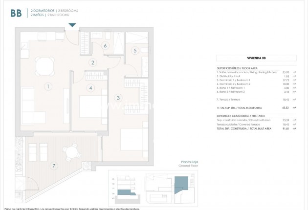 Nieuwbouw - Appartement  - Benijófar - Pueblo
