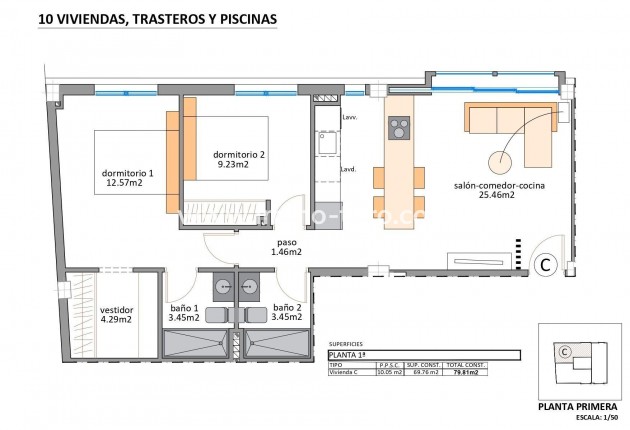 New Build - Apartment - San Pedro del Pinatar - Lo Pagan