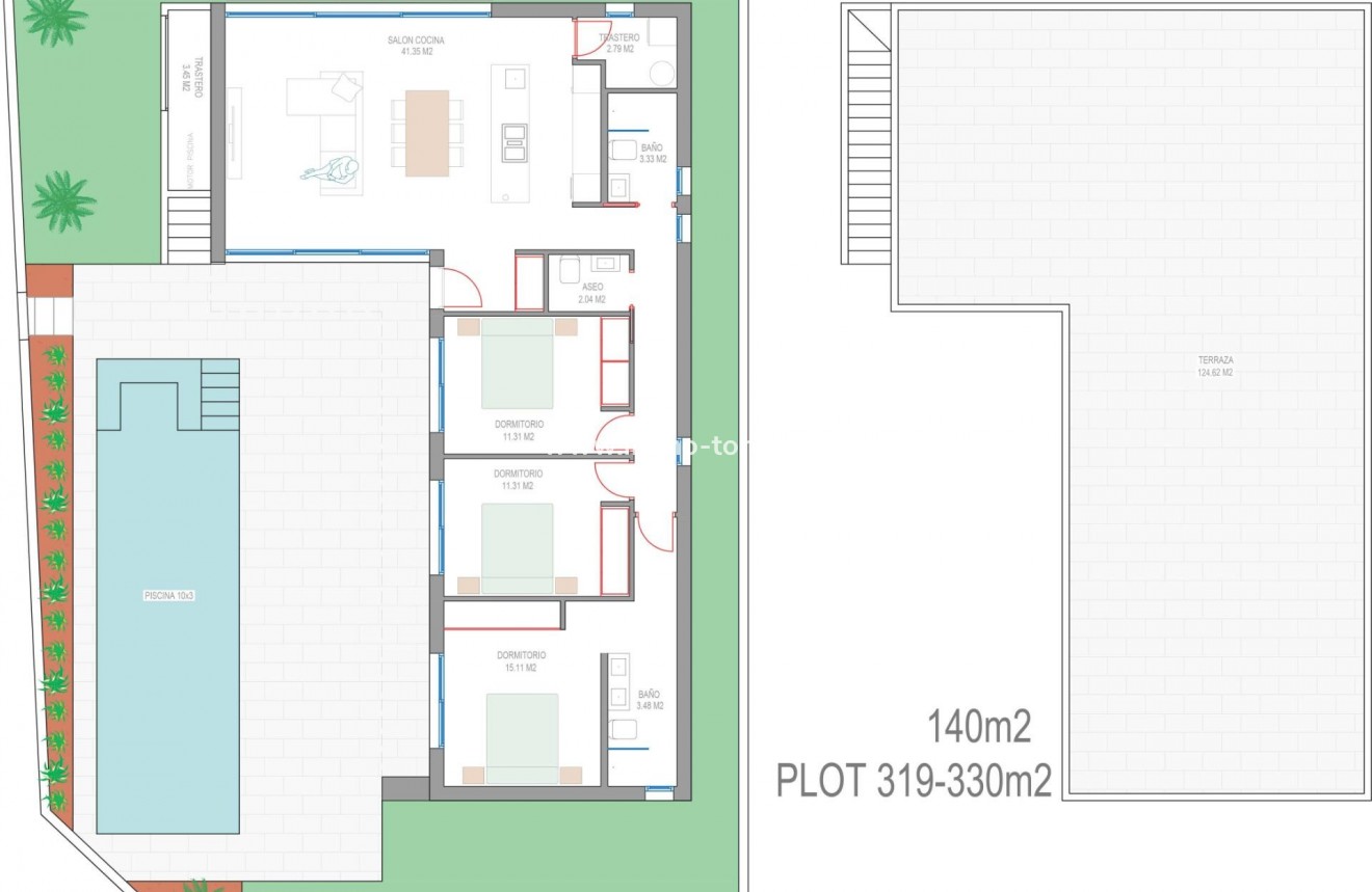 New Build - Villa - San Javier - Parque del doce