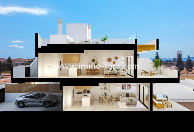 New Build - Apartment - Los Alcazares - Serena Golf