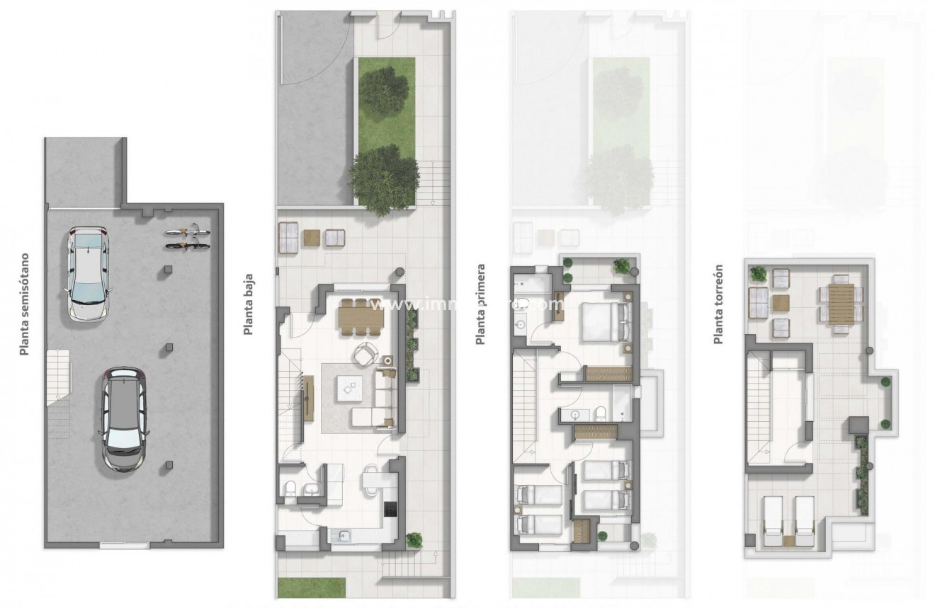 New Build - Detached house / Townhouse - Benferri - Benfis Park