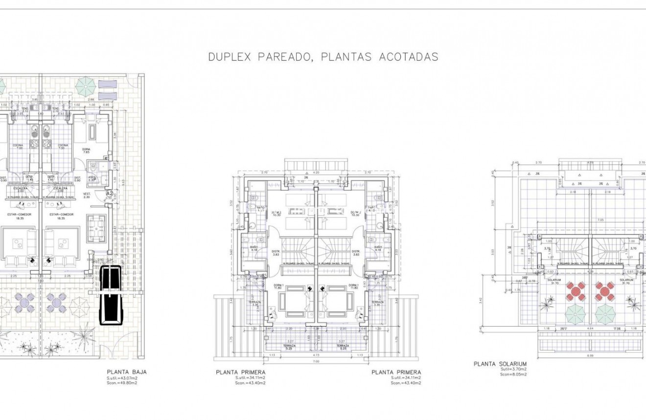 Nieuwbouw - Geschakelde woning - Puerto de Mazarron - Mar De Plata