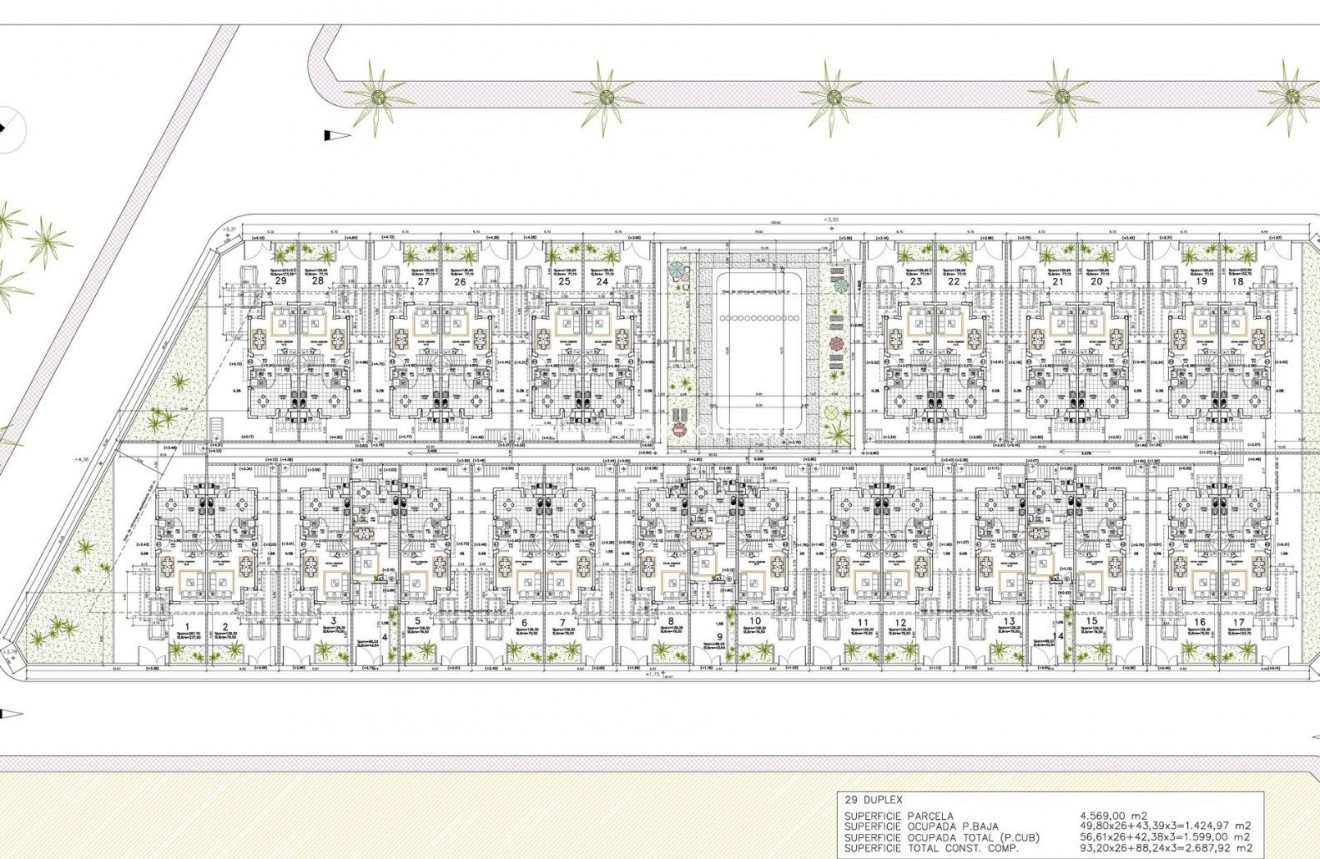 Nieuwbouw - Geschakelde woning - Puerto de Mazarron - Mar De Plata