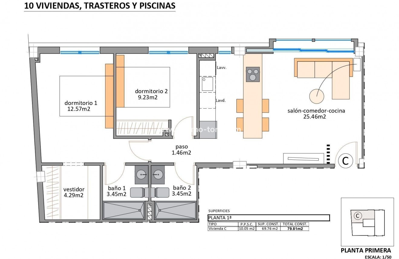 New Build - Apartment - San Pedro del Pinatar - Lo Pagan