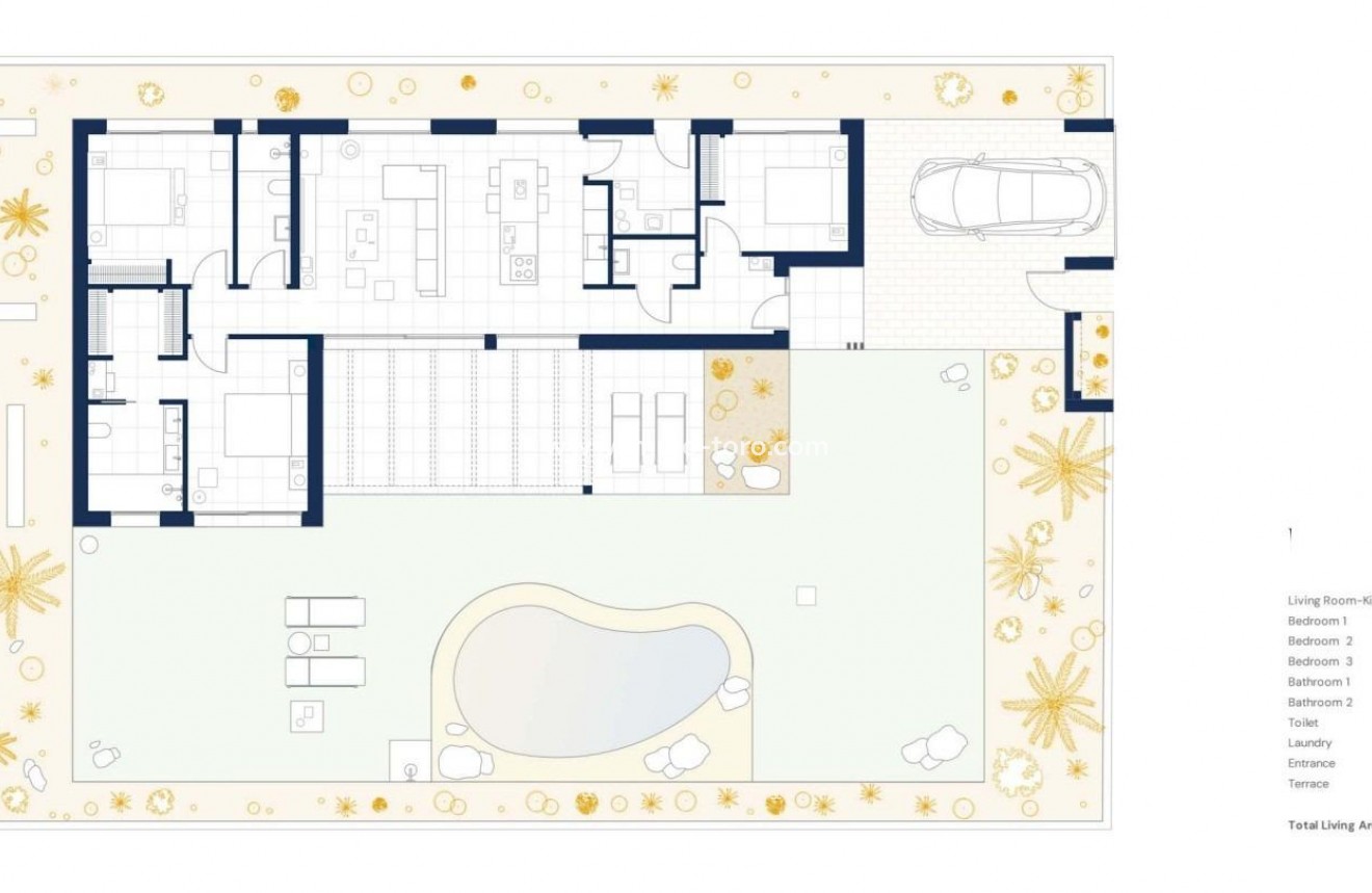 New Build - Villa - BAÑOS Y MENDIGO - Altaona Golf