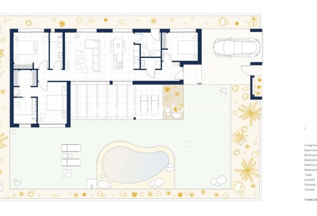 New Build - Villa - BAÑOS Y MENDIGO - Altaona Golf