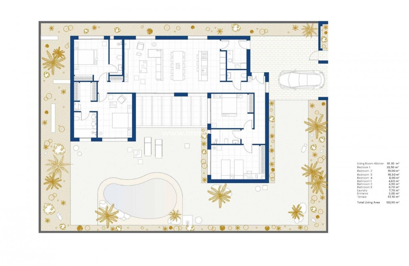 New Build - Villa - BAÑOS Y MENDIGO - Altaona Golf