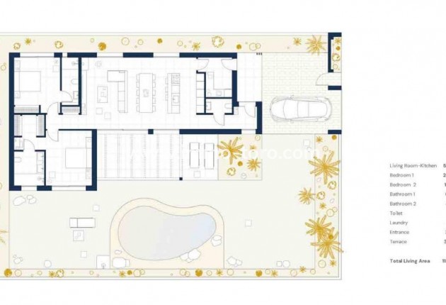 New Build - Villa - BAÑOS Y MENDIGO - Altaona Golf