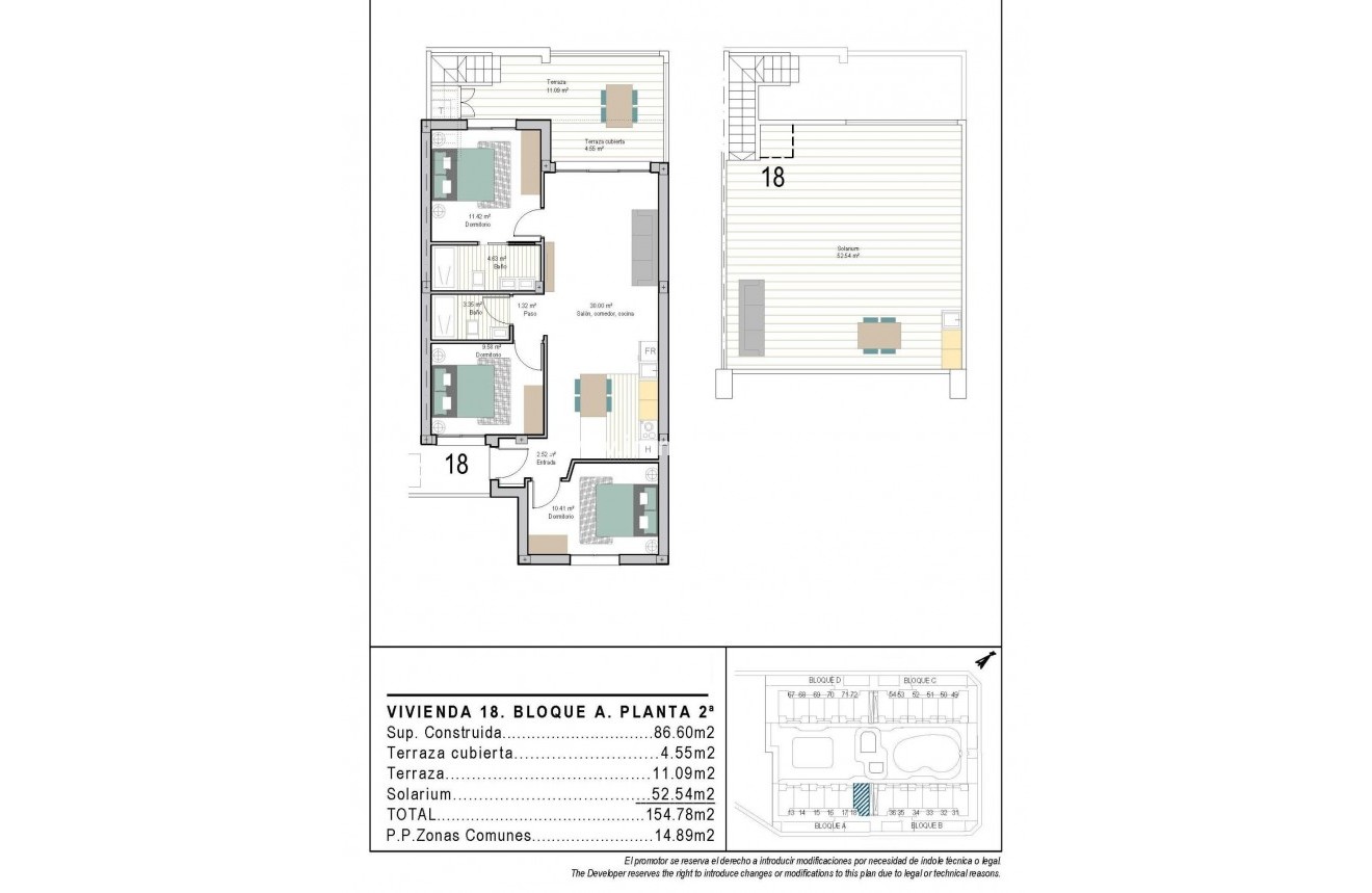 New Build - Penthouse - Torre Pacheco - San Cayetano