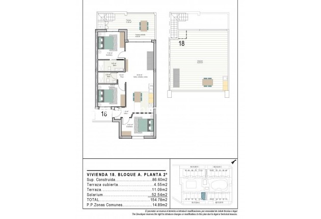 New Build - Penthouse - Torre Pacheco - San Cayetano
