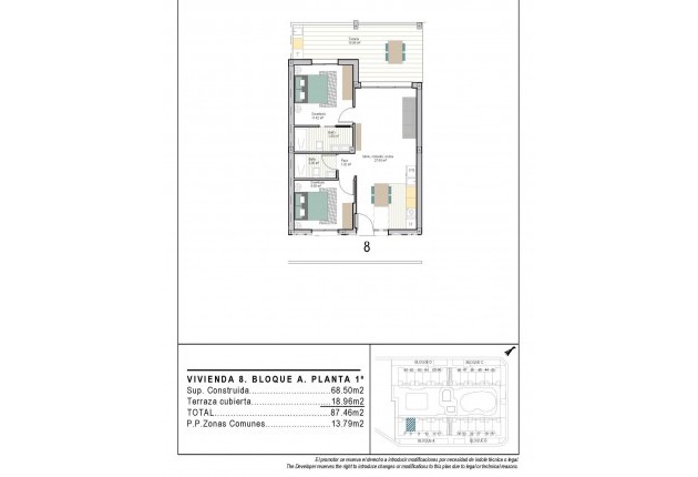 New Build - Apartment - Torre Pacheco - San Cayetano