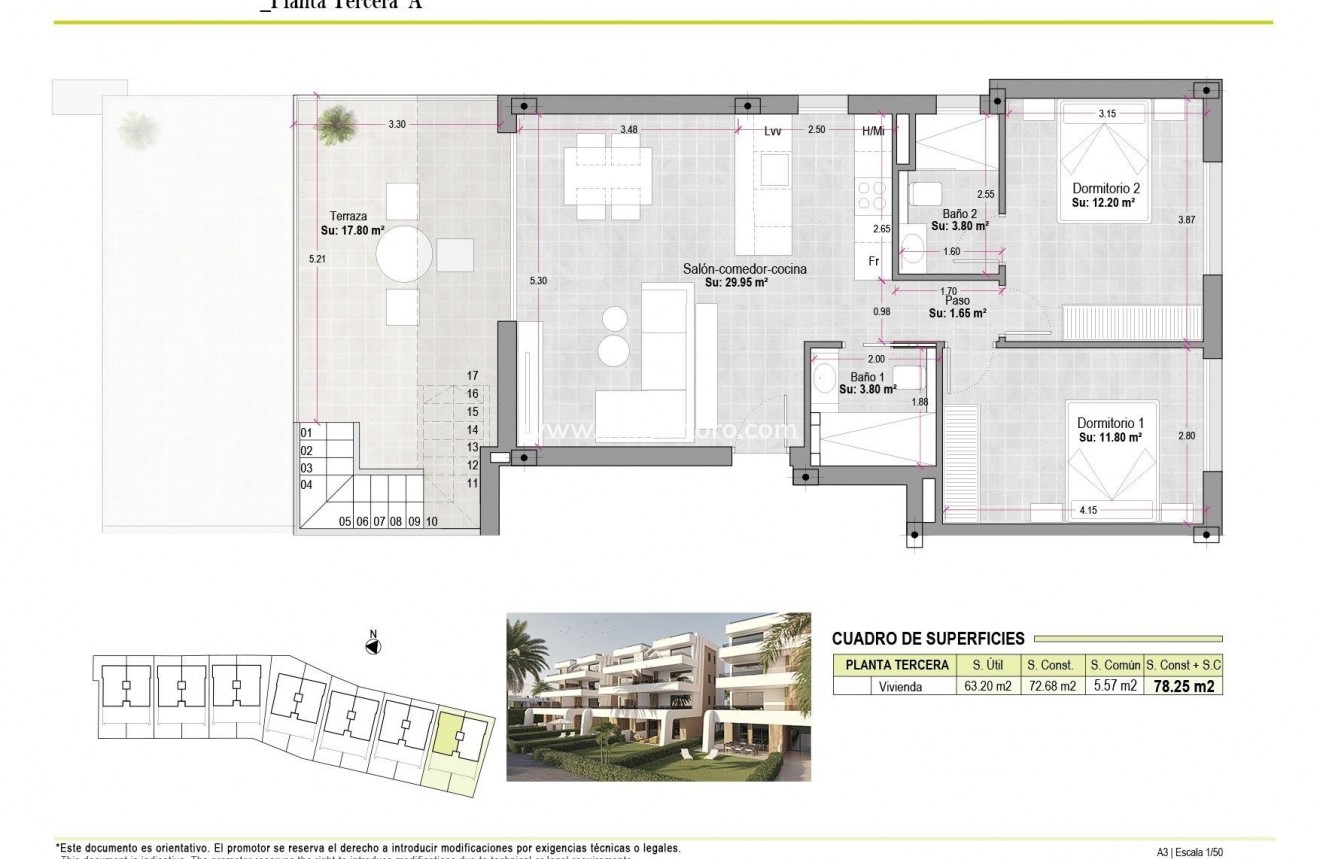 Nouvelle construction - Penthouse - Alhama De Murcia - Condado De Alhama