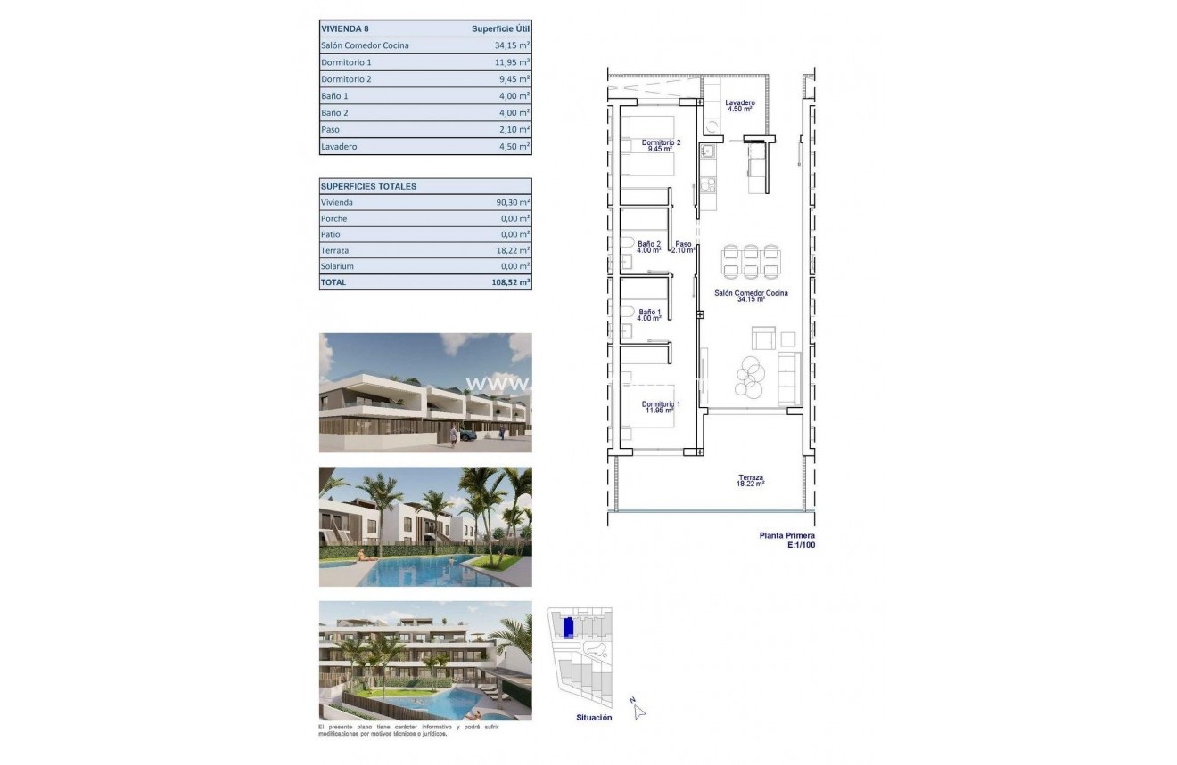 New Build - Apartment - Pilar de la Horadada - pueblo