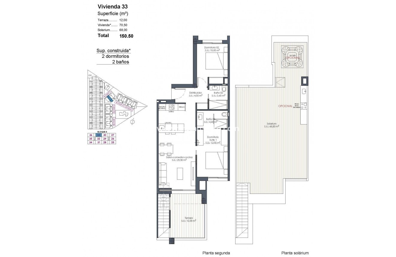 New Build - Penthouse - Los Alcázares - Serena Golf