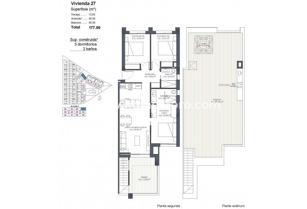 New Build - Penthouse - Los Alcázares - Serena Golf