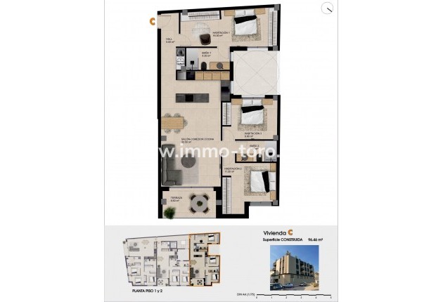 Nouvelle construction - Appartement - Catral - pueblo