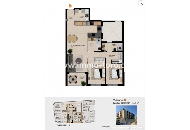 Nouvelle construction - Appartement - Catral - pueblo