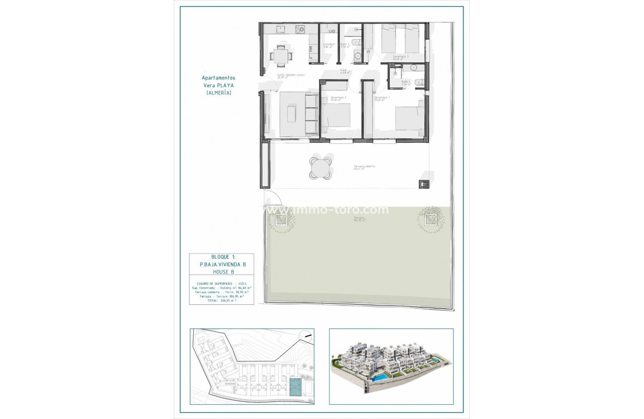 Nouvelle construction - Appartement - Vera - Pueblo Salinas