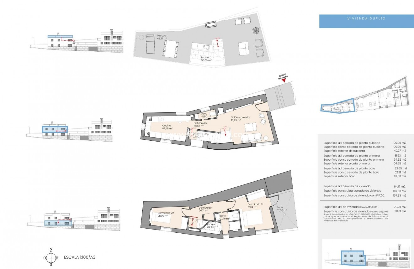 Nieuwbouw - Geschakelde woning - Malaga - Playa de la Malagueta