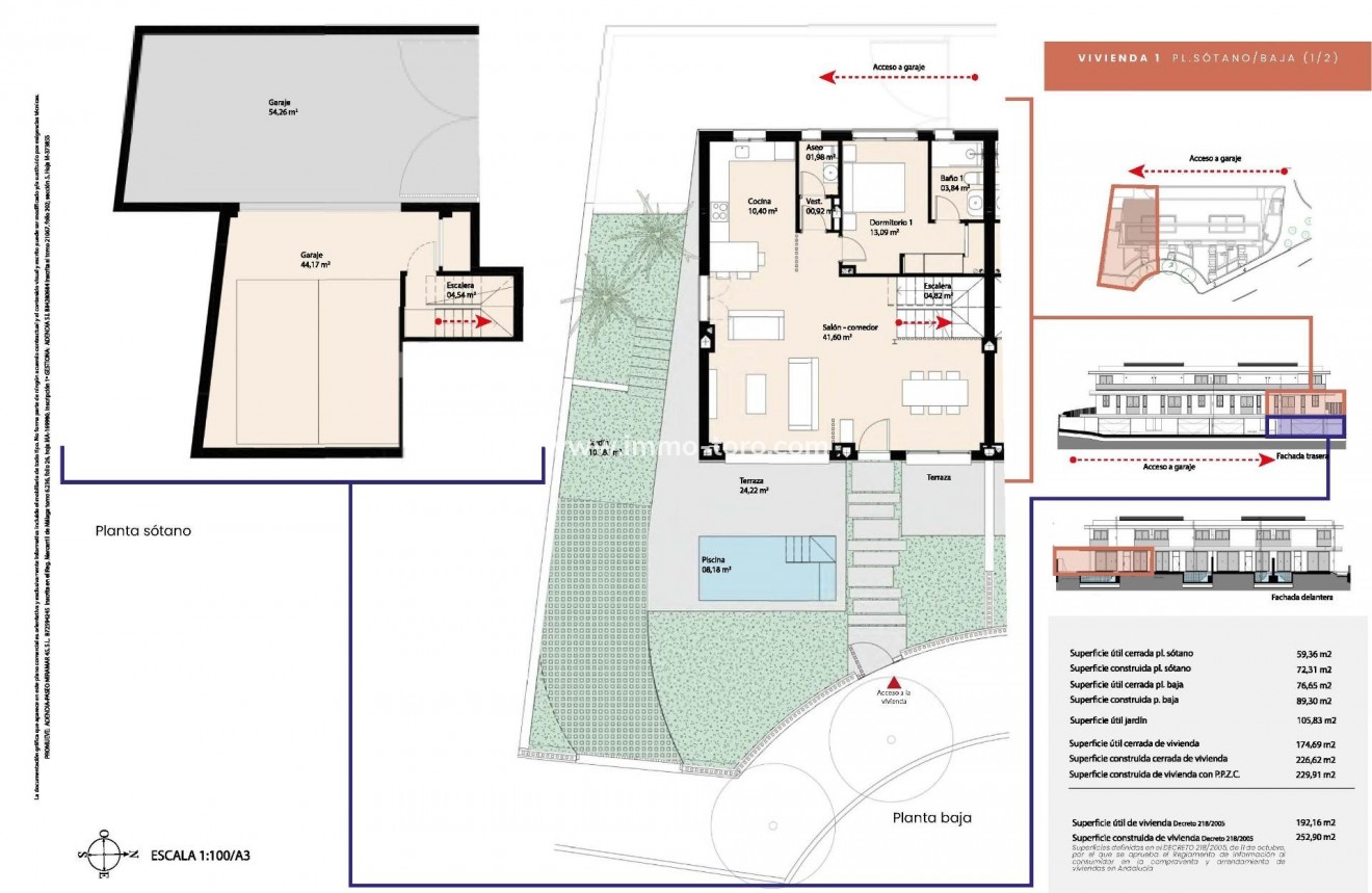 Nieuwbouw - Geschakelde woning - Malaga - El Limonar