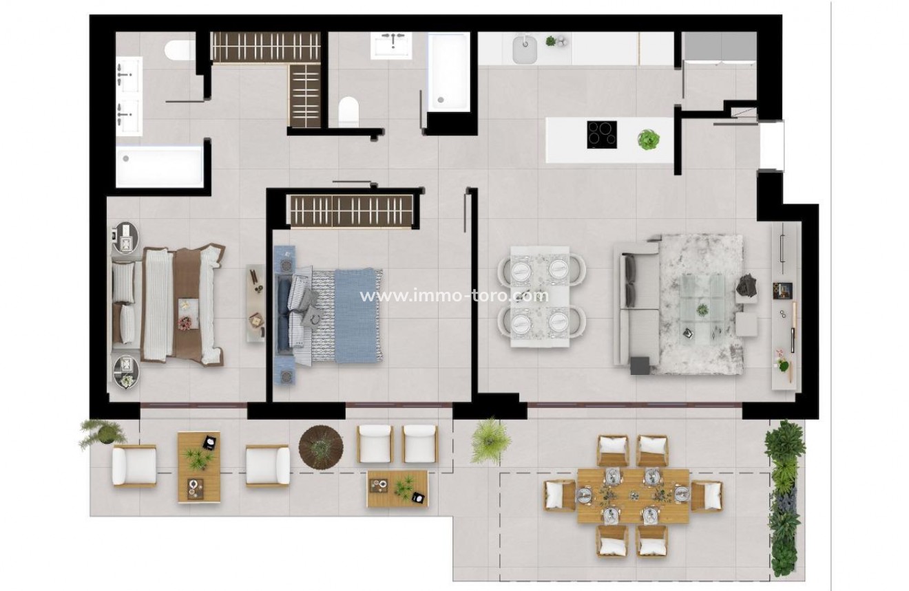 New Build - Apartment - Istán - Urbaniz. Cerros del Lago