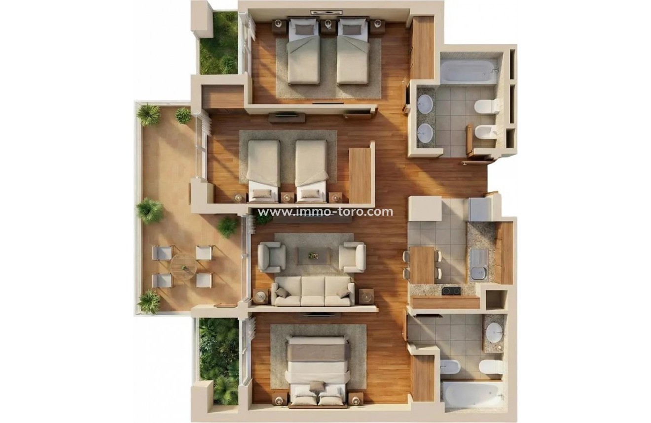 Nueva construcción  - Ático - Vera - Puerto del Rey