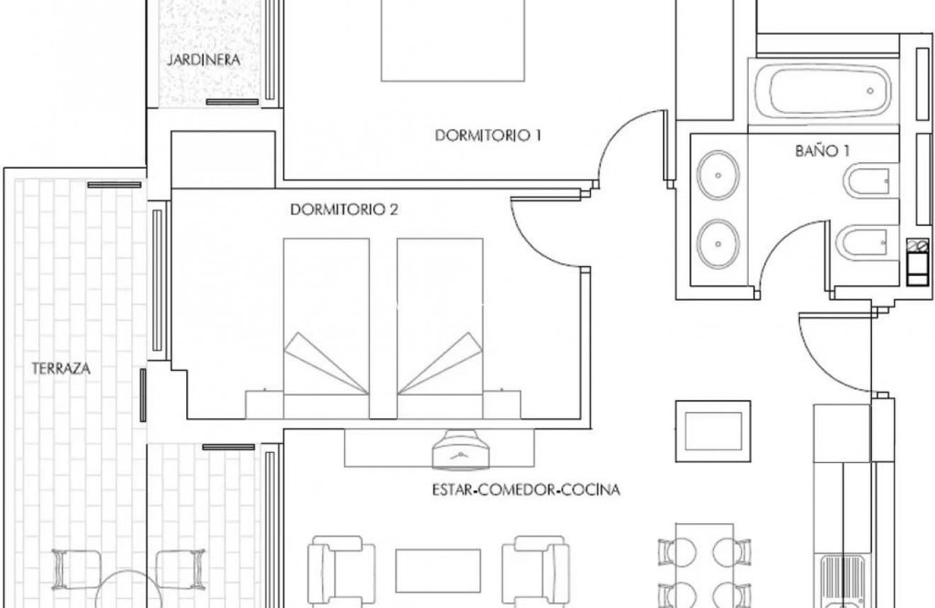 Nouvelle construction - Appartement - Vera - Puerto del Rey