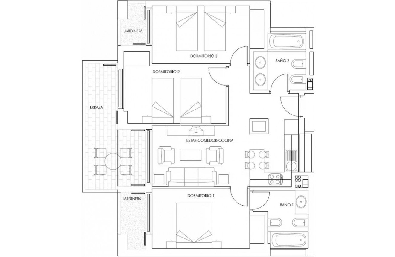 New Build - Apartment - Vera - Puerto del Rey