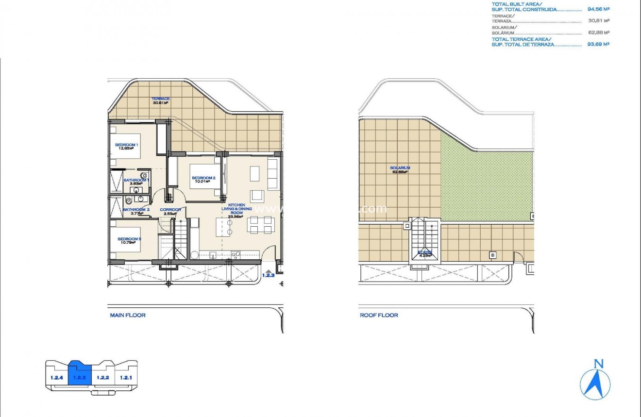 New Build - Penthouse - Los Alcázares - Serena Golf