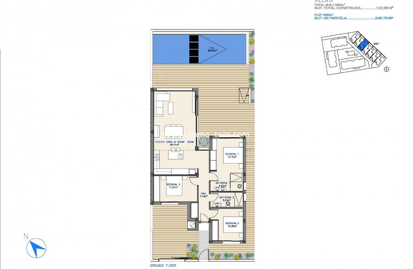 New Build - Villa - Los Alcázares - Serena Golf