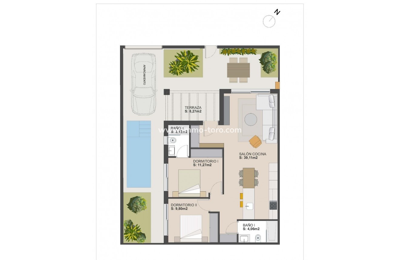 New Build - Detached house / Townhouse - Torre Pacheco - El Alba