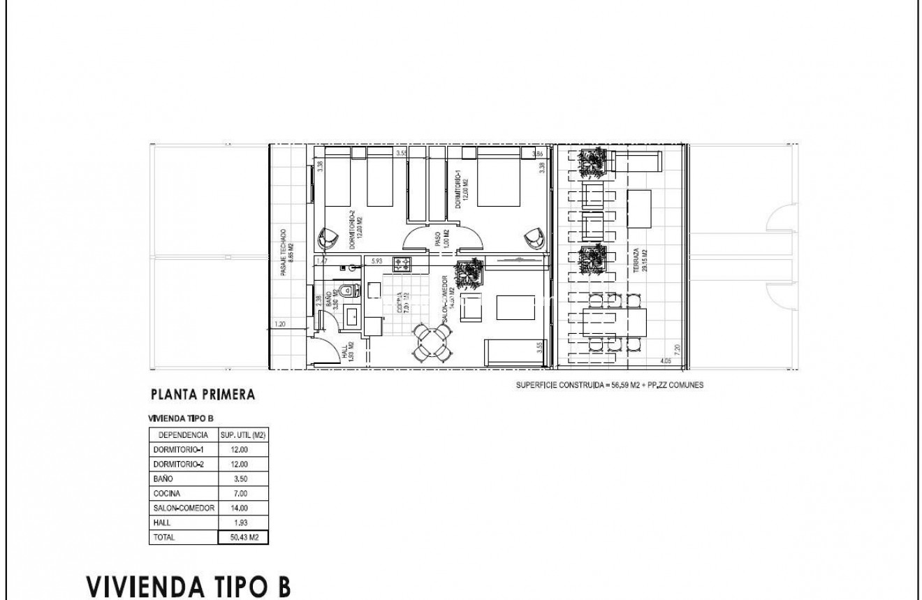 Nieuwbouw - Appartement  - Vera - Vera Playa