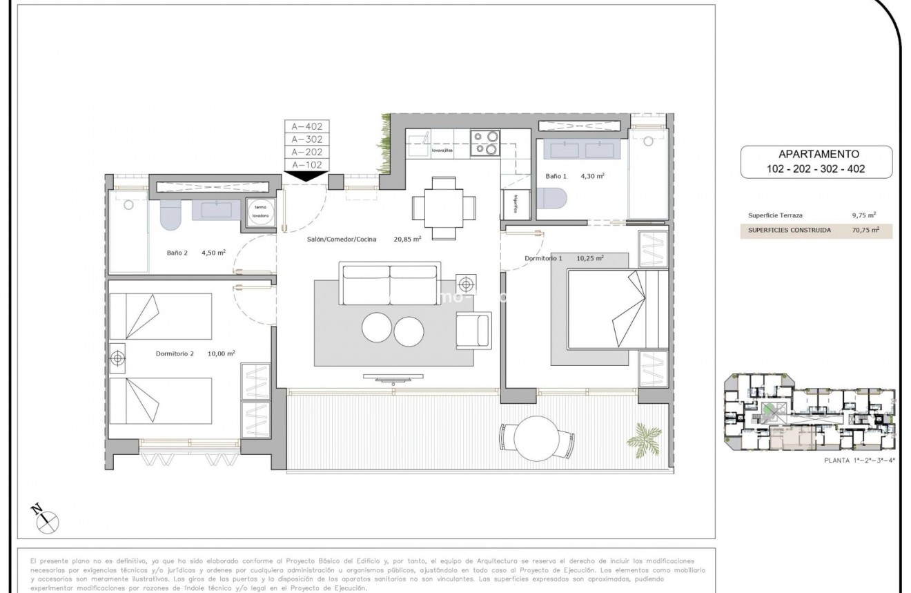 Nieuwbouw - Appartement  - San Pedro del Pinatar - Lo Pagan