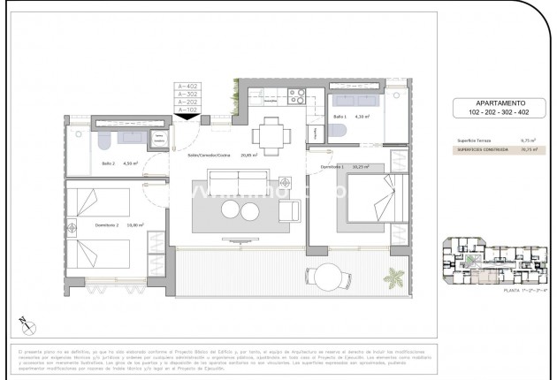 Nieuwbouw - Appartement  - San Pedro del Pinatar - Lo Pagan