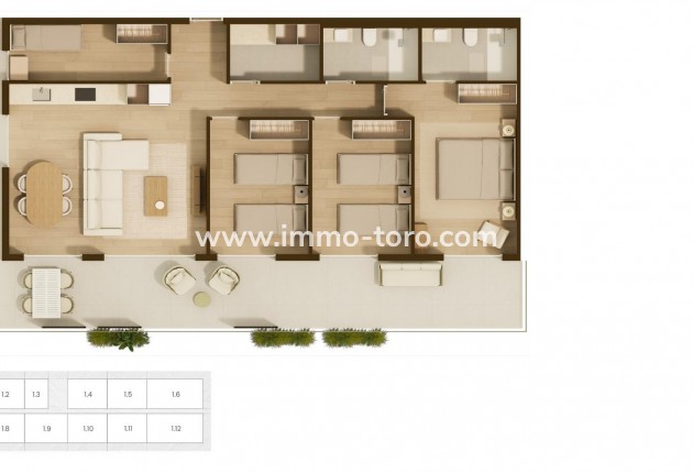 Nieuwbouw - Appartement  - Moncofa - Playa de Moncofa