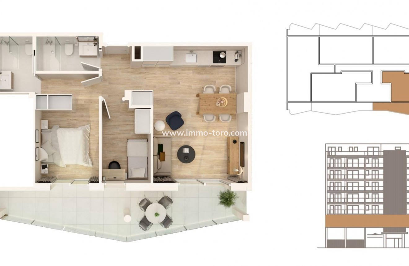 Nieuwbouw - Appartement  - Moncofa - Playa de Moncofa