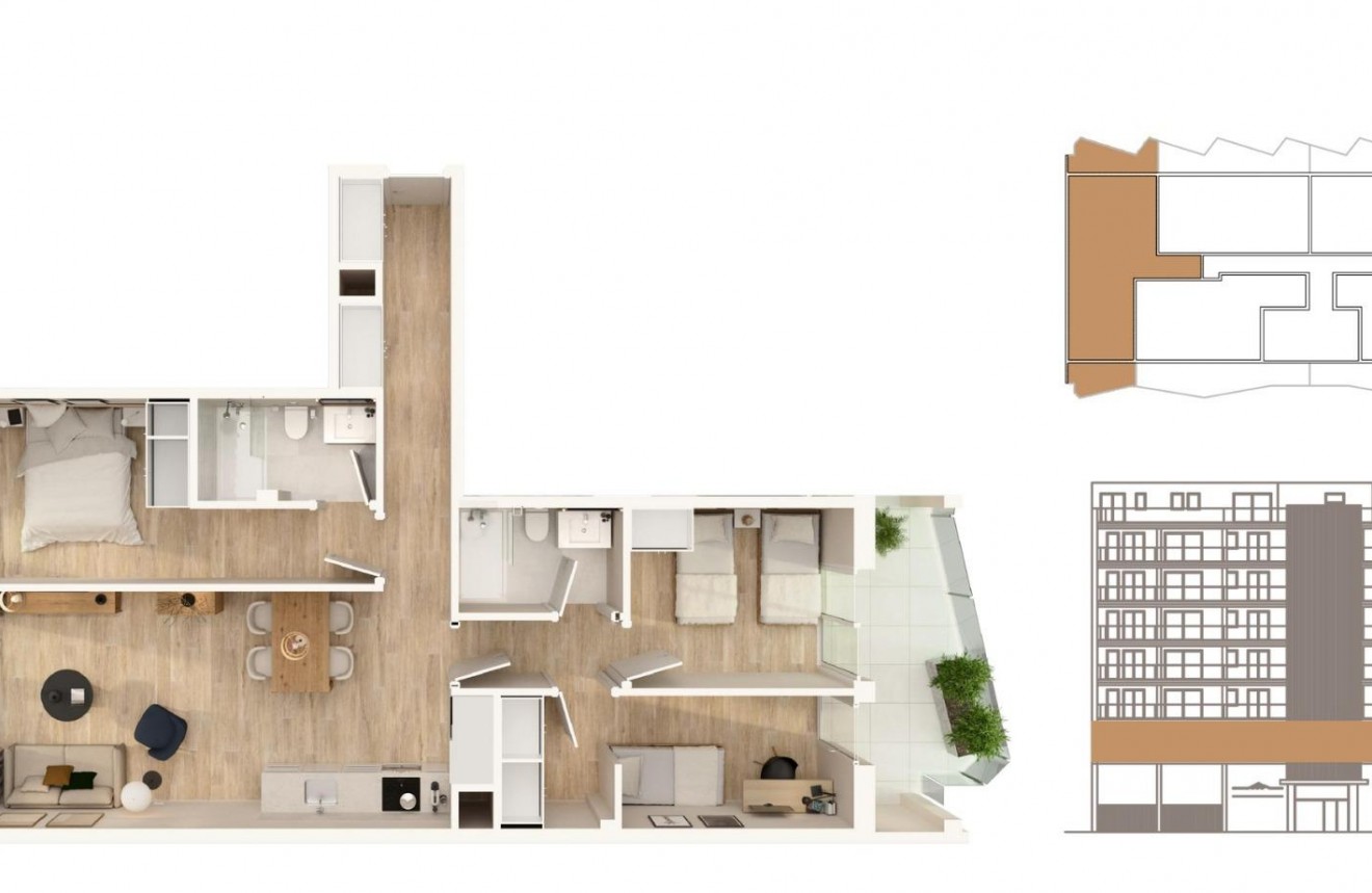 Nieuwbouw - Appartement  - Moncofa - Playa de Moncofa