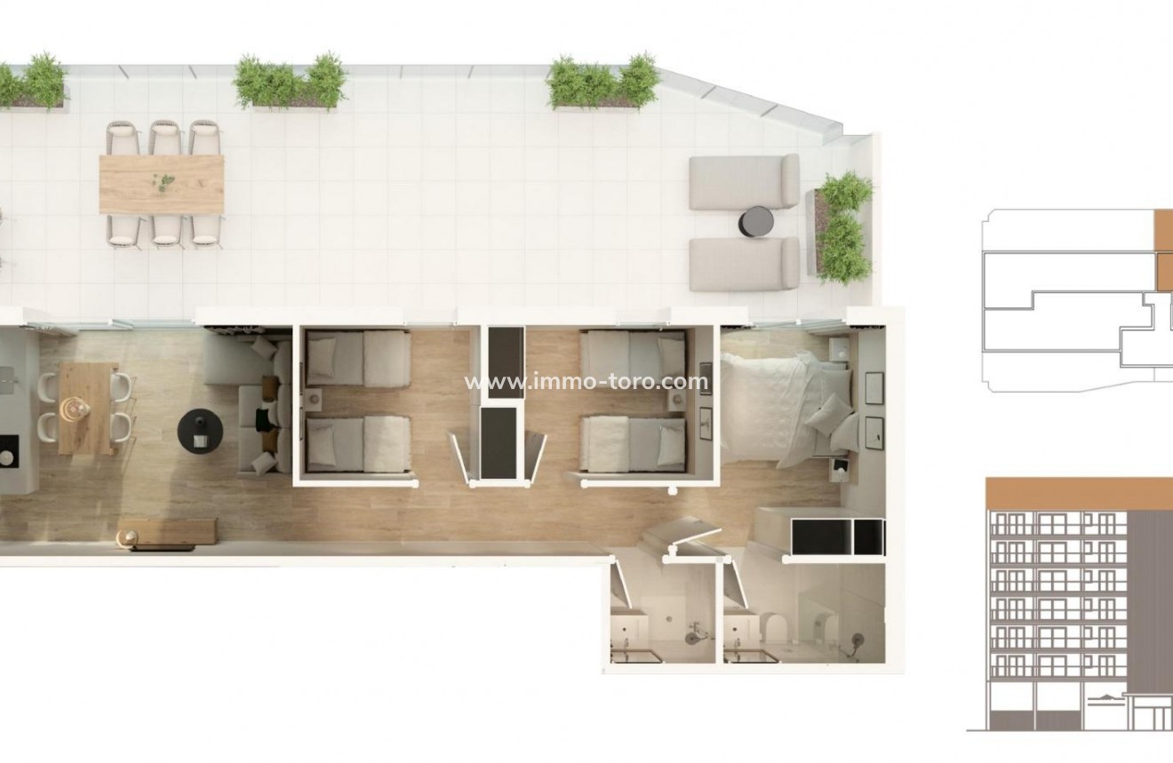 Nieuwbouw - Penthouse - Moncofa - Playa de Moncofa