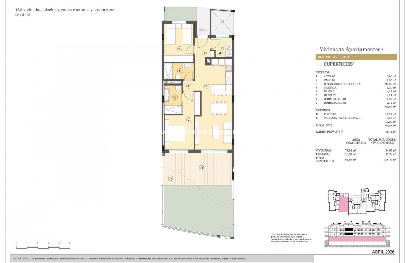Nueva construcción  - Apartamento - Finestrat - Campana Garden