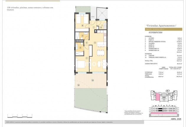 Nueva construcción  - Apartamento - Finestrat - Campana Garden