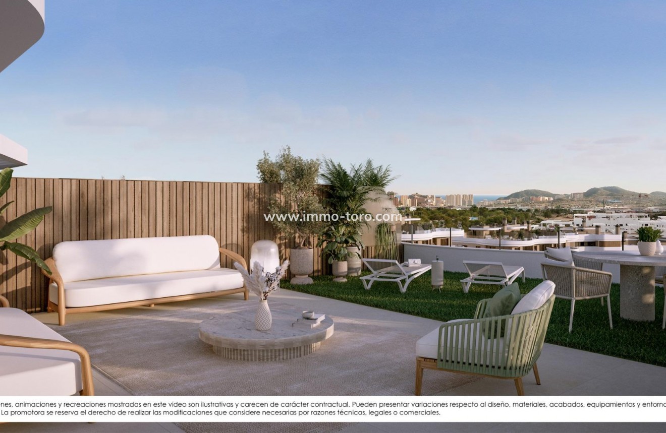Nueva construcción  - Apartamento - Finestrat - Campana Garden