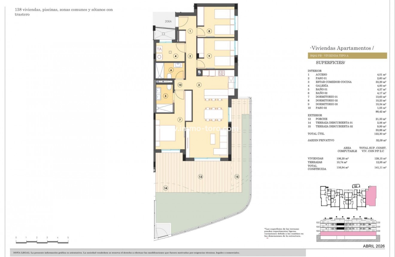 Nueva construcción  - Apartamento - Finestrat - Campana Garden