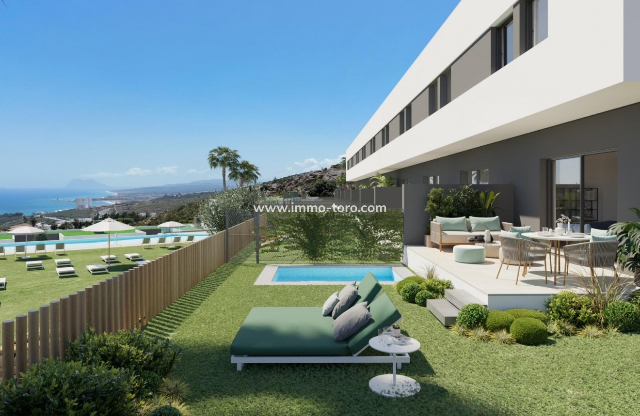 Nieuwbouw - Geschakelde woning - Manilva - Urb. Bahia de las Rocas