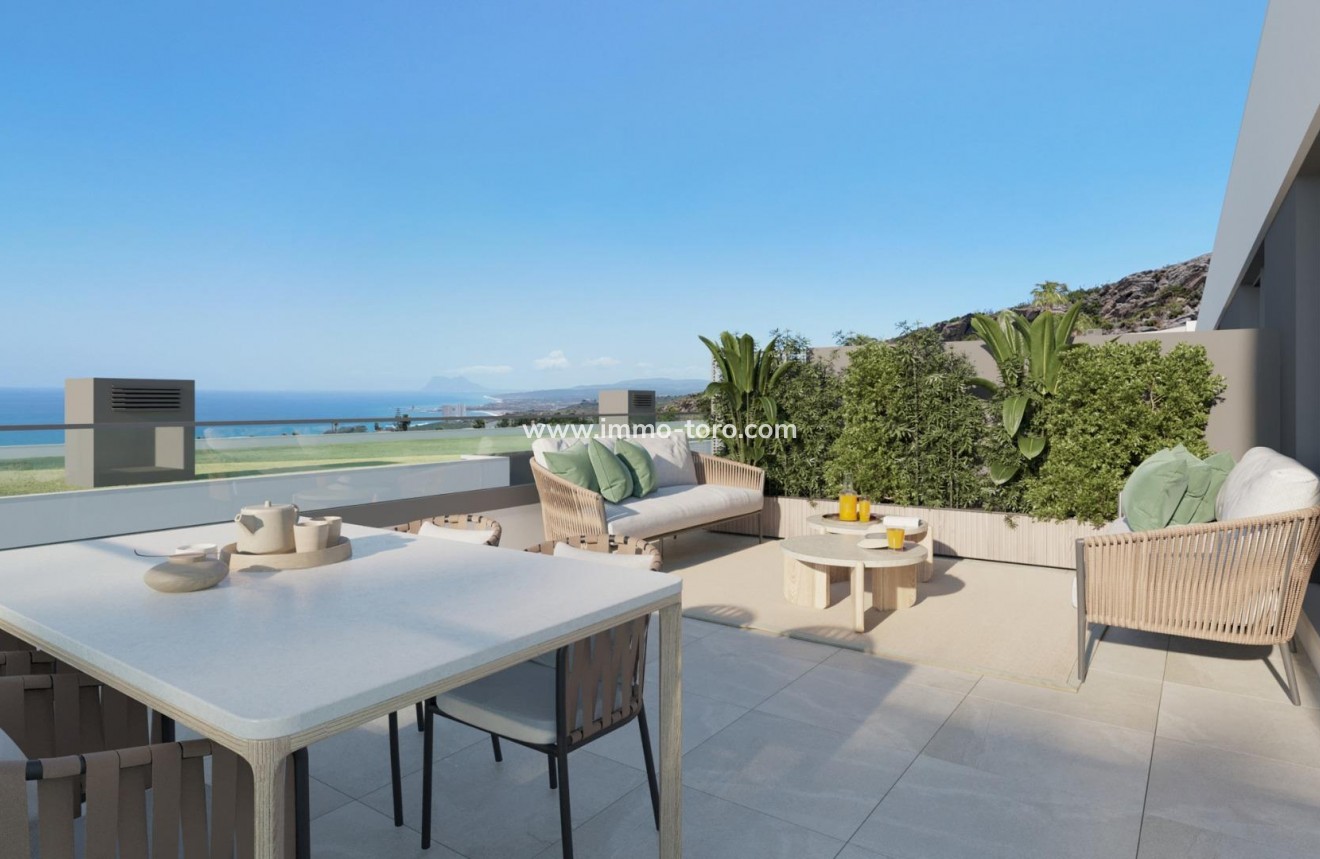 Nieuwbouw - Geschakelde woning - Manilva - Urb. Bahia de las Rocas