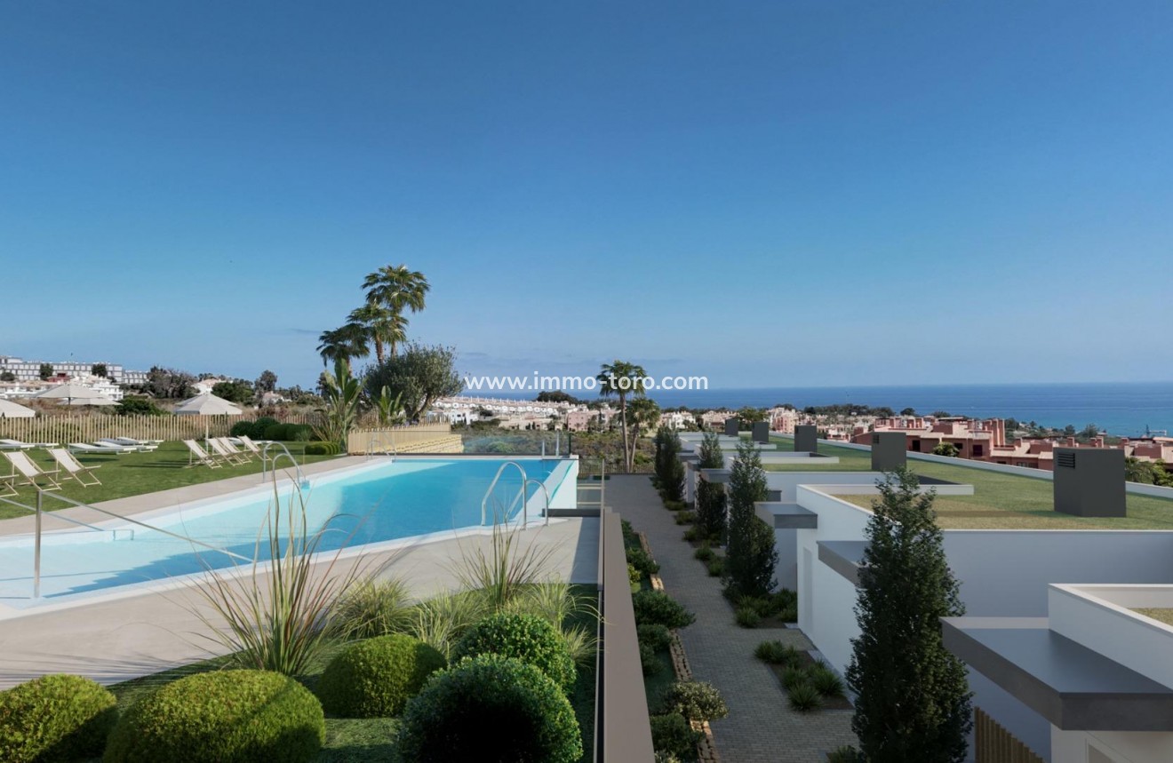 Nieuwbouw - Geschakelde woning - Manilva - Urb. Bahia de las Rocas