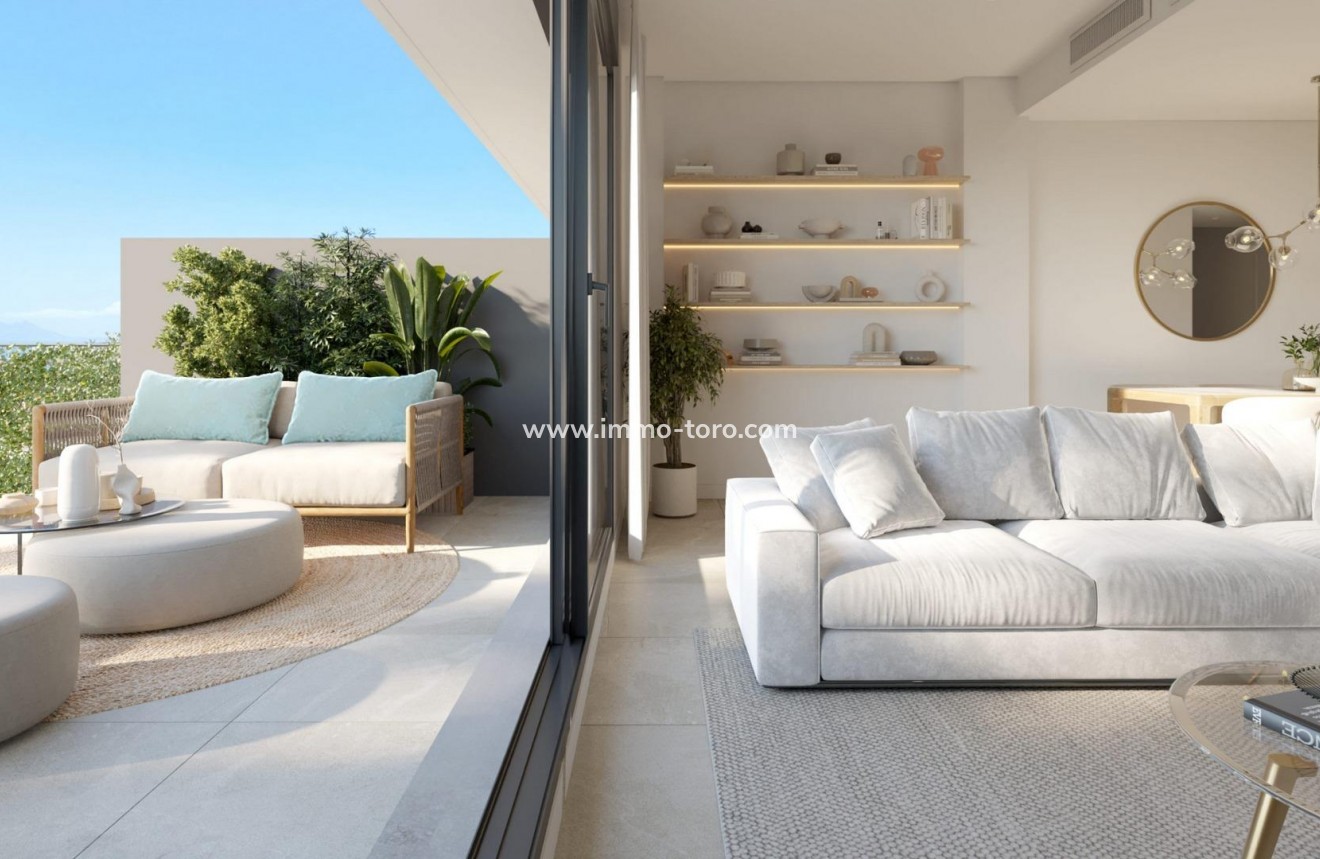 Nieuwbouw - Geschakelde woning - Manilva - Urb. Bahia de las Rocas