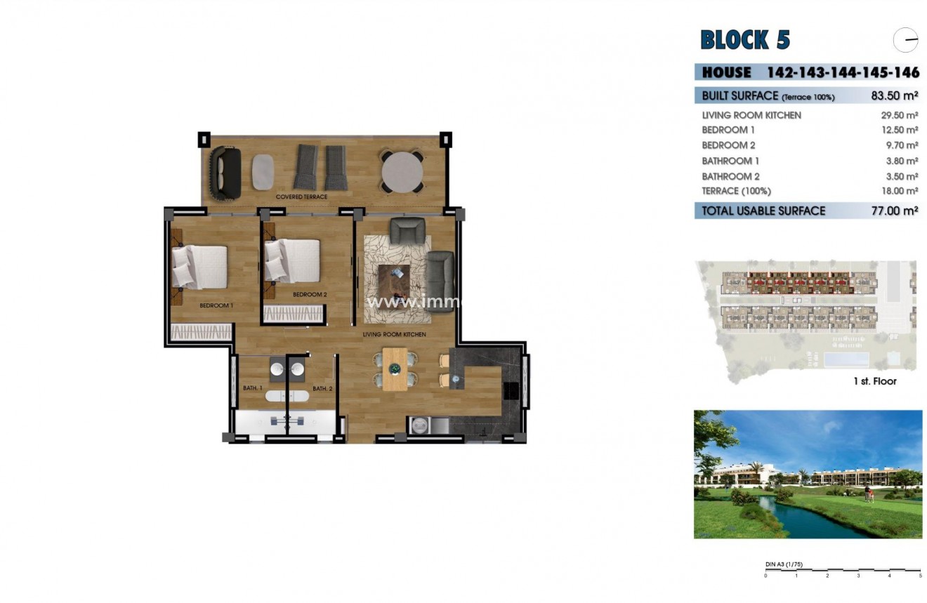 Nueva construcción  - Apartamento - Los Alcázares - La Serena Golf