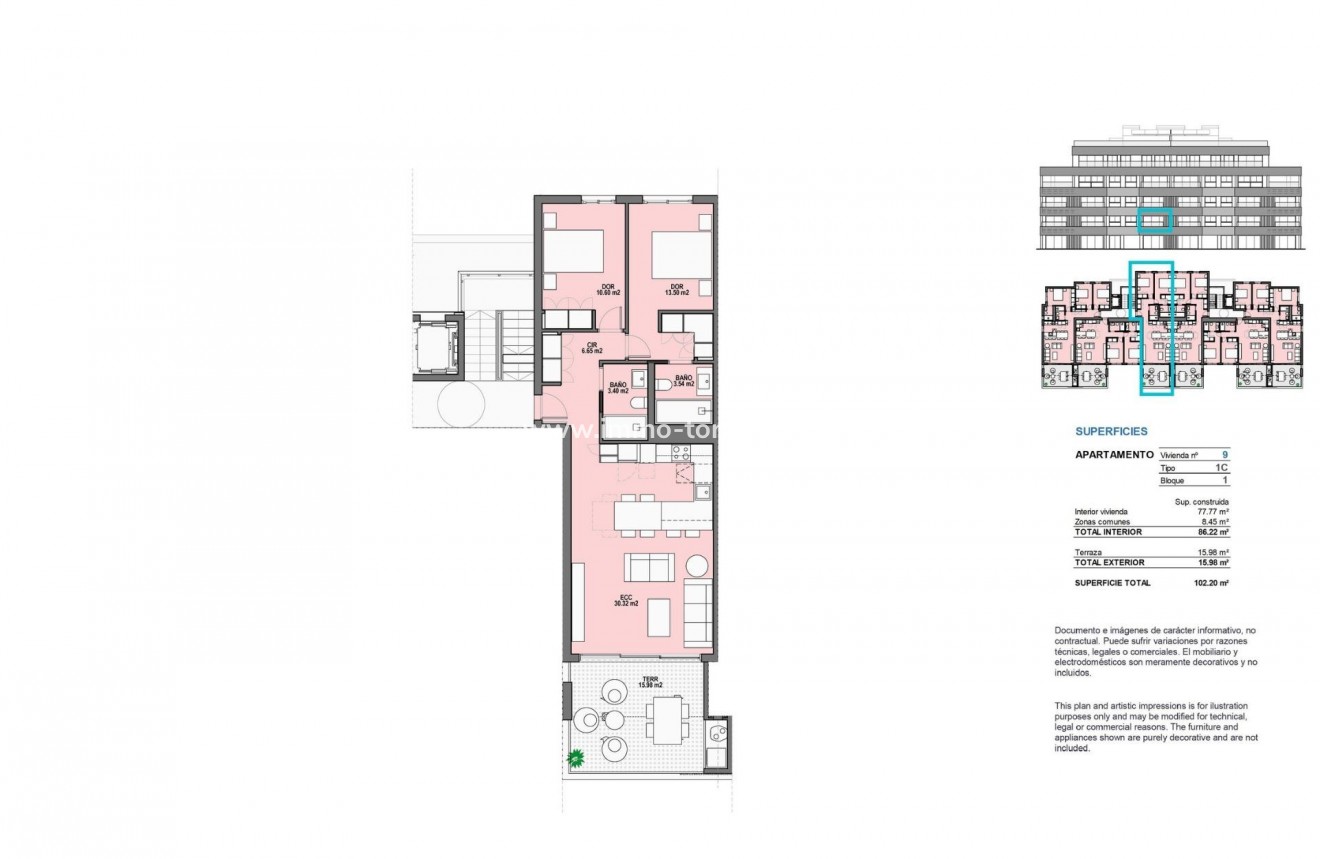 Nueva construcción  - Apartamento - Torre Pacheco - Santa Rosalia Lake And Life Resort